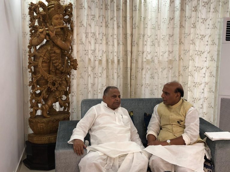 Rajnath Singh wishes Mulayam Singh Yadav ‘Good Health’