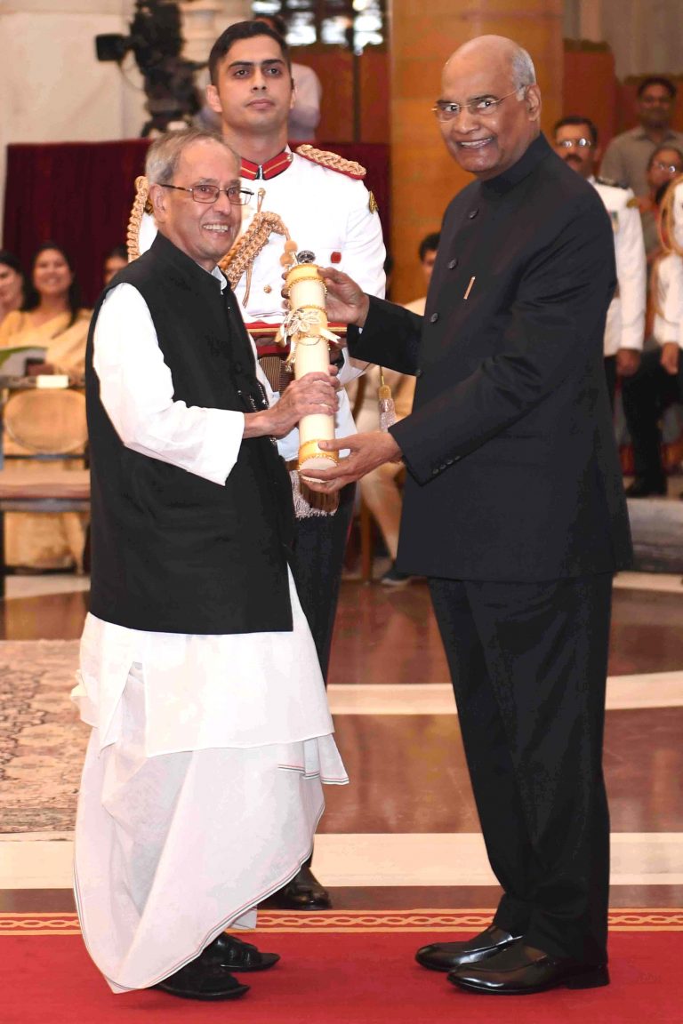 Prez Kovind confers highest civilian honour Bharat Ratna on Pranab Mukherjee