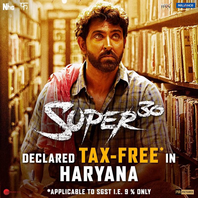 ‘Super 30’ tax free in Haryana too, Hrithik Roshan thanked Chief Minister Khattar