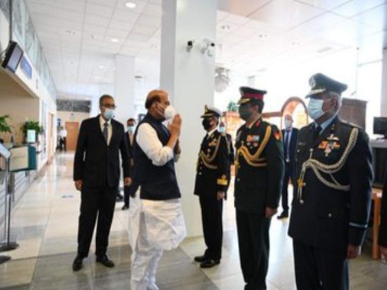 Rajnath Singh leaves Moscow for Tehran