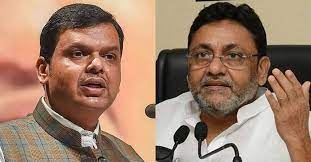 Maharashtra: Devendra Fadnavis accuses Nawab Malik of buying valuable land from ‘underworld’, Minister denies allegations