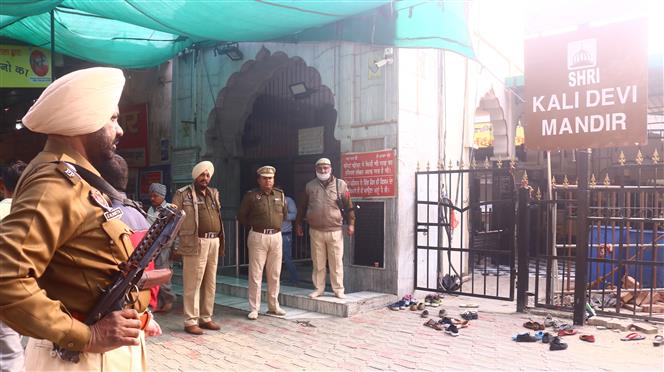 Crime: ‘Sacrilege attempt’ in historic Kali Mata temple in Patiala, accused nabbed