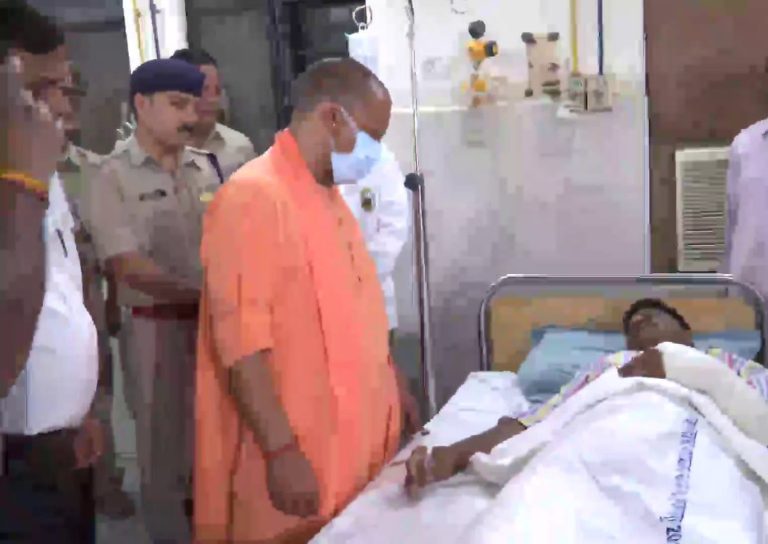 CM meets injured PAC jawans, Murtuja on judicial remand for 14 days