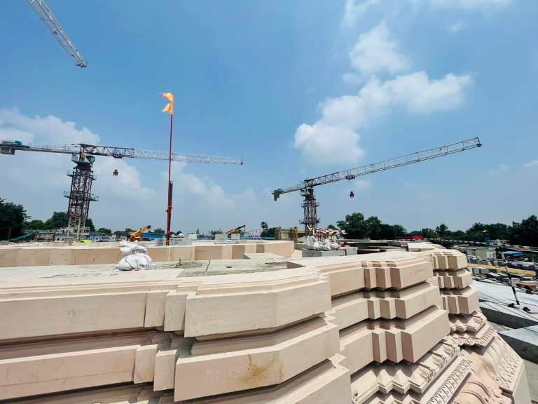 Grand Ram Temple in Ayodhya 40% completed