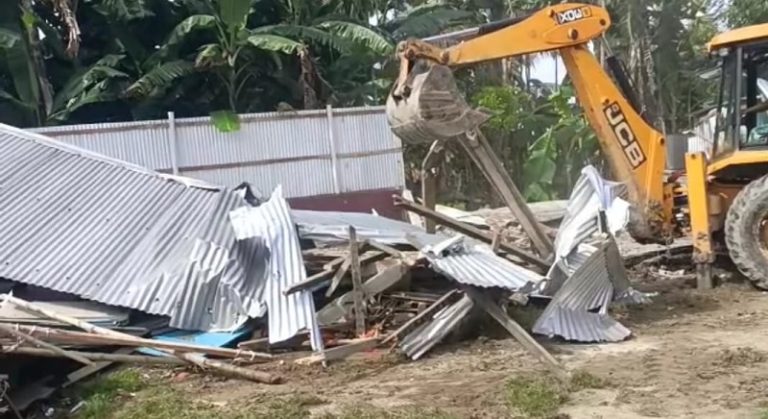 Illegally Madarsa allegedly involved in jihadi activities demolished in Assam