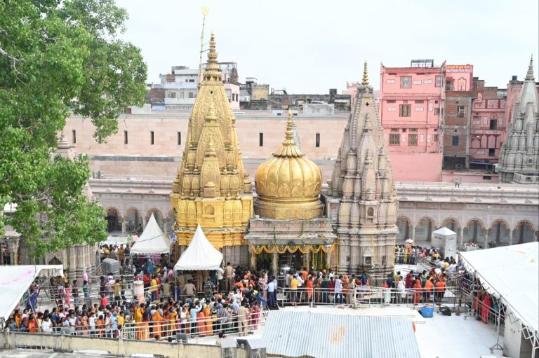 Shiva devotees queue up for Baba Vishwanath ‘darshan’ on the 6th Monday of Sawan month