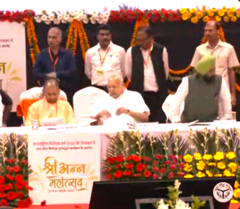 CM Yogi inaugurates 3-day Shri Anna Mahotsav in Lucknow