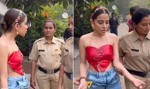 ‘Nakali’ Mumbai police was seen arresting Urfi Javed in a viral video on Friday, now ‘Asliwali’ Mumbai police lodges FIR against her, arrests two, seizes SUV