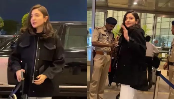 Anushka Sharma once again seen hiding her baby bump, airport video goes viral