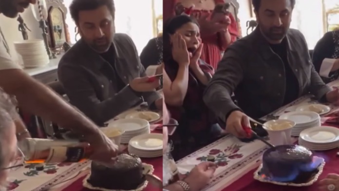 ‘Jai Mata Di’ chant while pouring alcohol on Christmas cake lands actor Ranbir Kapoor in legal trouble