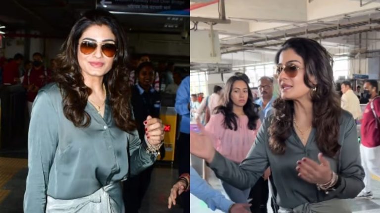 Actor Raveena Tandon’s Mumbai metro ride goes viral