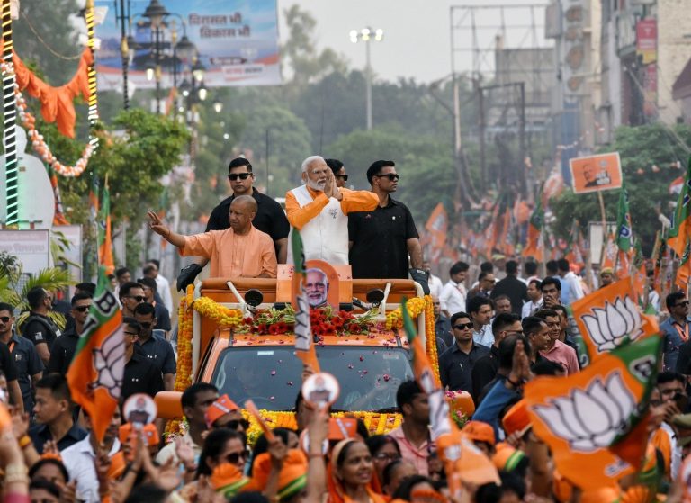 Lok Sabha polls 2024: PM Modi holds a juggernaut roadshow in Varanasi (in pics)