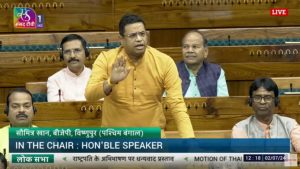 BJP MP Saumitra Khan raises the issue of punishment of a woman in ‘Taliban style’ in WB