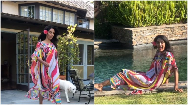 Mallika Sherawat shows glimpse of luxurious bungalow in US