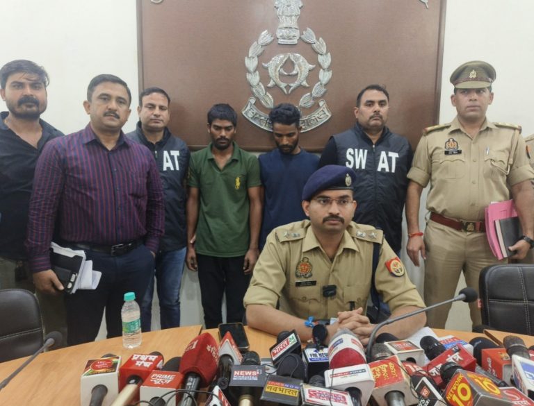 In a major success, UP police arrests 2 persons in connection with theft of watches of International brands worth crores