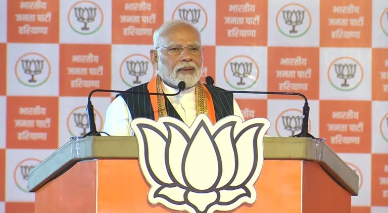 BJP’s hat-trick wins in Haryana polls is definite: PM Modi