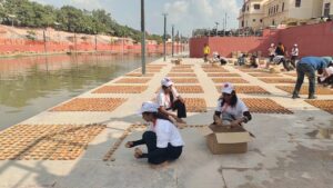 Ayodhya Deepotsav: Volunteers begin decorating earthen lamps at 55 ghats