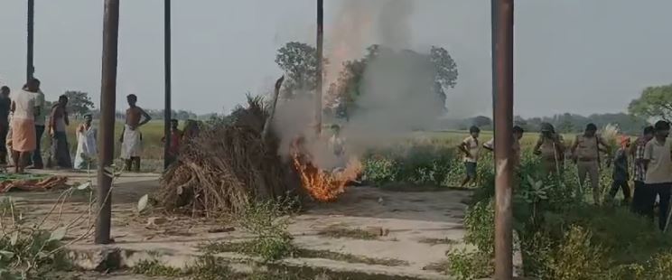 Bahraich (UP) Communal Violence: Man killed in communal violence cremated, 30 held, internet services suspended