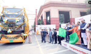 Double Decker electric bus service will ease the traffic problem: CM Yogi 