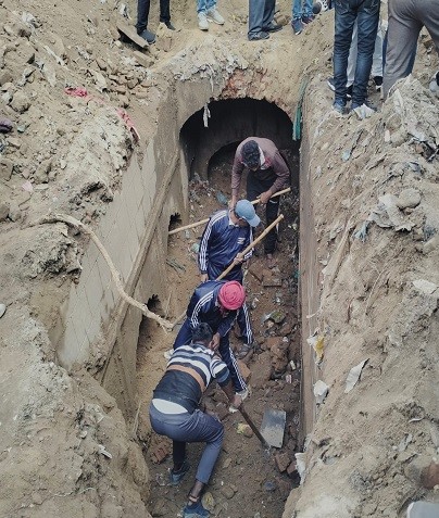 ASI finds four rooms during excavation of the ancient stepwell of Chandausi in Sambhal