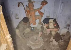 Yogi govt in Action: Ancient Shiva temple unearthed from a house of a Muslim during electricity theft drive in Sambhal, as per locals, before 1978 riot, houses or area dominated by Hindu families that “migrated”