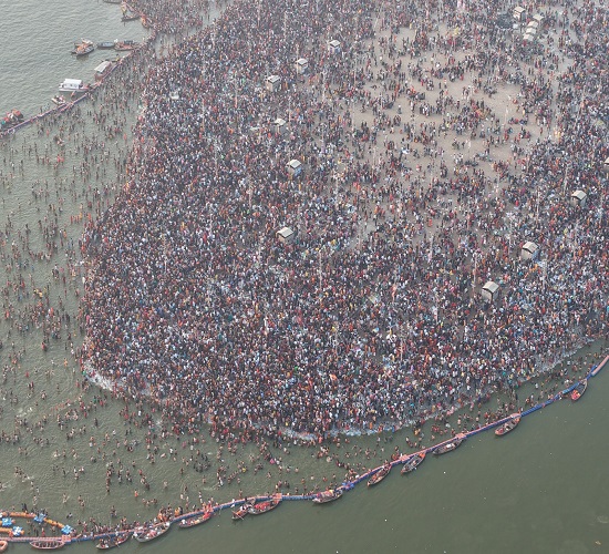 So far, over 54.31 crore devotees take holy dip in Mahakumbh