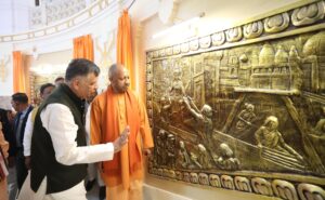 CM Yogi unveils murals and newly-designed main entrance of UP assembly