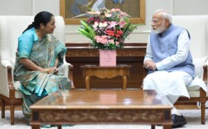 Delhi CM Rekha Gupta calls on PM Modi