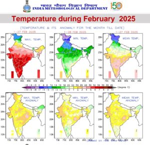 February records hottest month of 2025 in the last 125 years, severe heatwave predicted