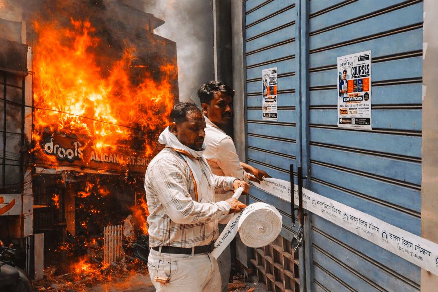 Lucknow fire incident